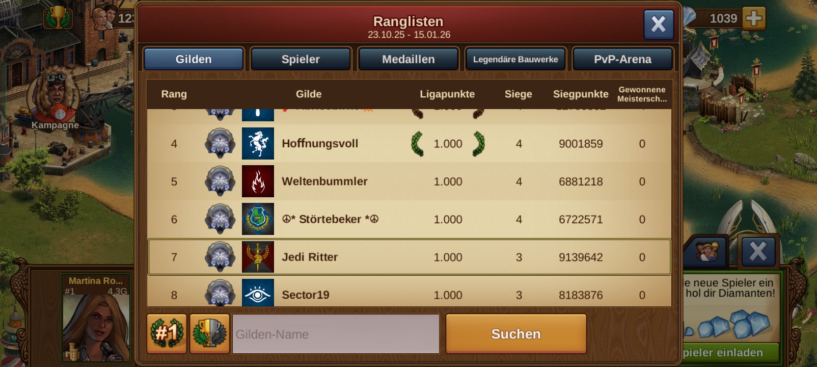 Ende Meisterschaft