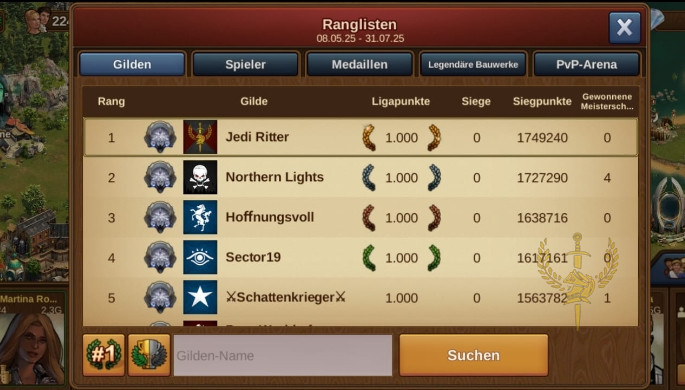 Start der Meisterschaft 